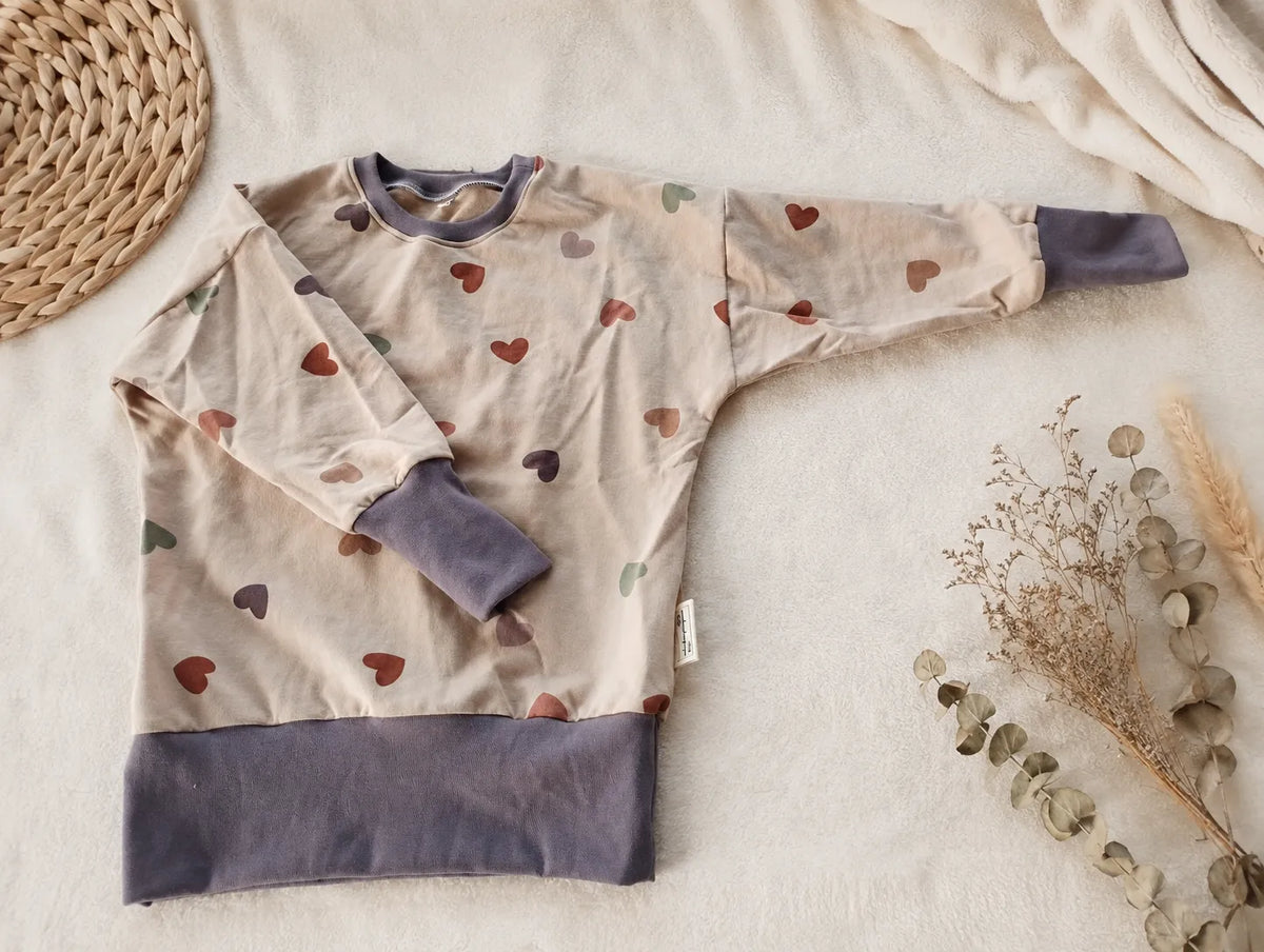 Baby-Pullover Herzen