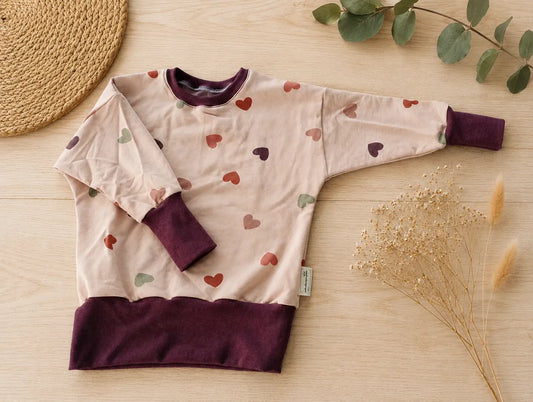 Baby-Pullover Herzen