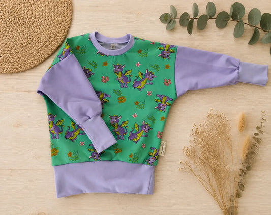Baby-Pullover Kleine Drachen – verschiedene Farben