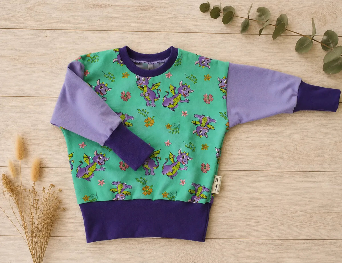 Baby-Pullover Kleine Drachen – verschiedene Farben