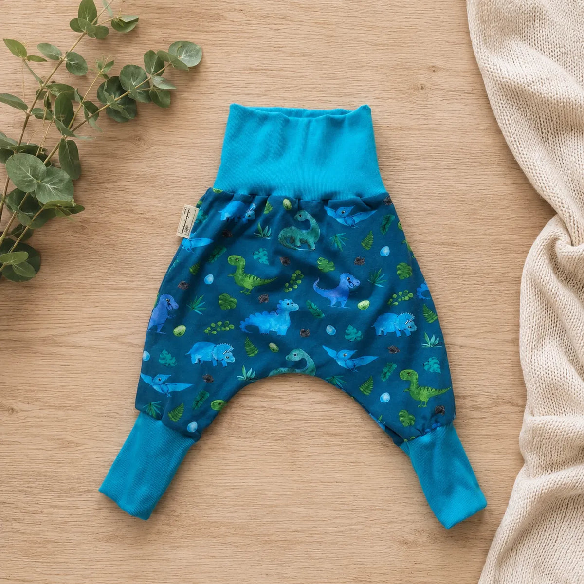 Mitwachshose Baby Dinosaurier