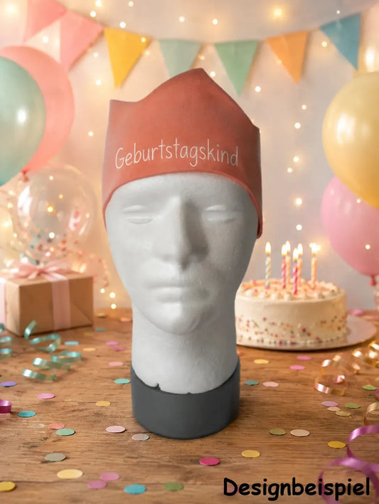 Geburtstagskrone mit Namen oder Motiv - Wunschdesign