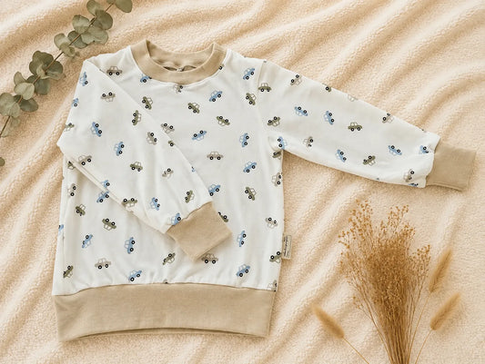 Kinderpullover Autos