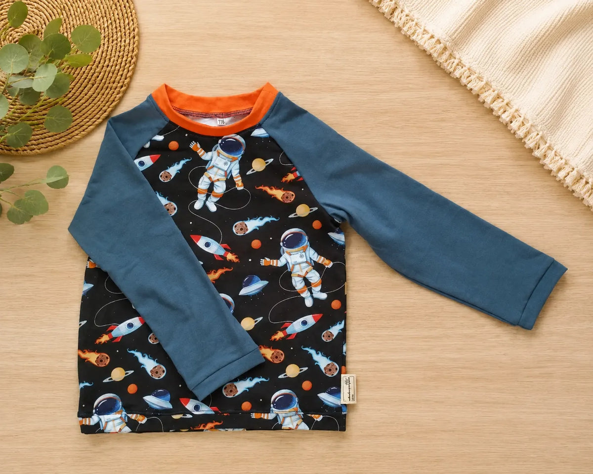 Raglan-Langarmshirt Astronaut