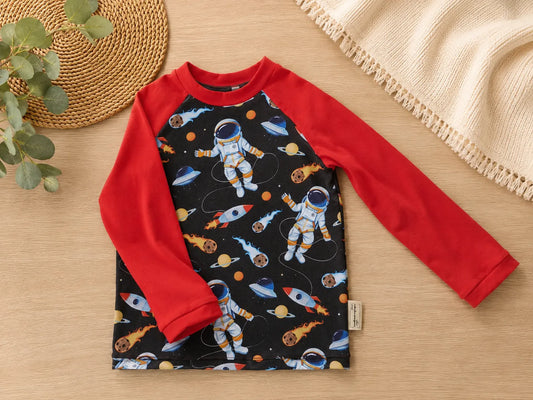 Raglan-Langarmshirt Astronaut