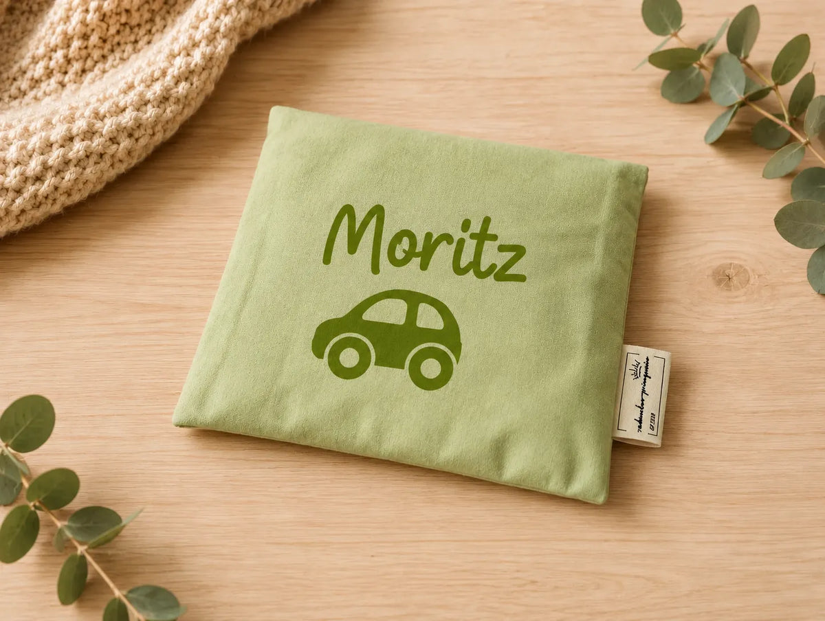 Kühlpackhülle mit personalisierten Namen und Motiv