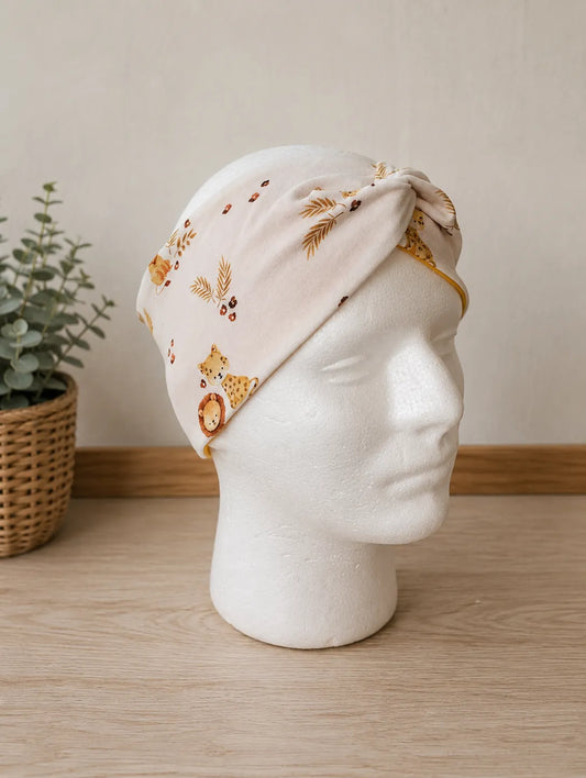 Knotenstirnband Safari