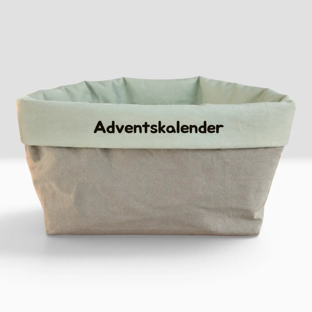 Stoffkorb in Mint und Jade