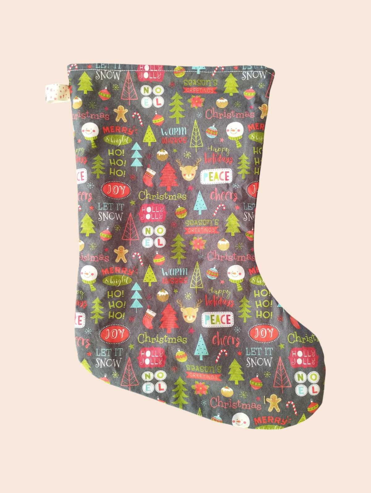 Weihnachtsstiefel aus Baumwolle – für kleine Überraschungen