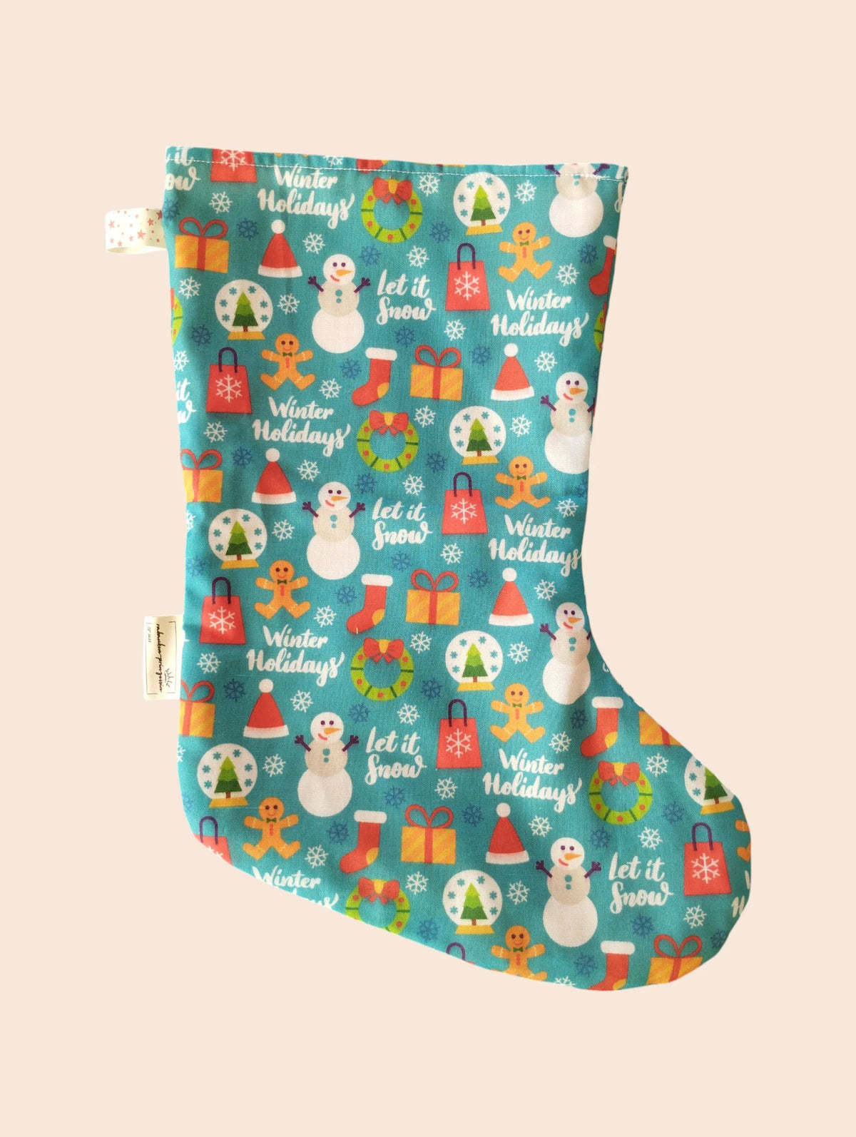 Weihnachtsstiefel aus Baumwolle – für kleine Überraschungen