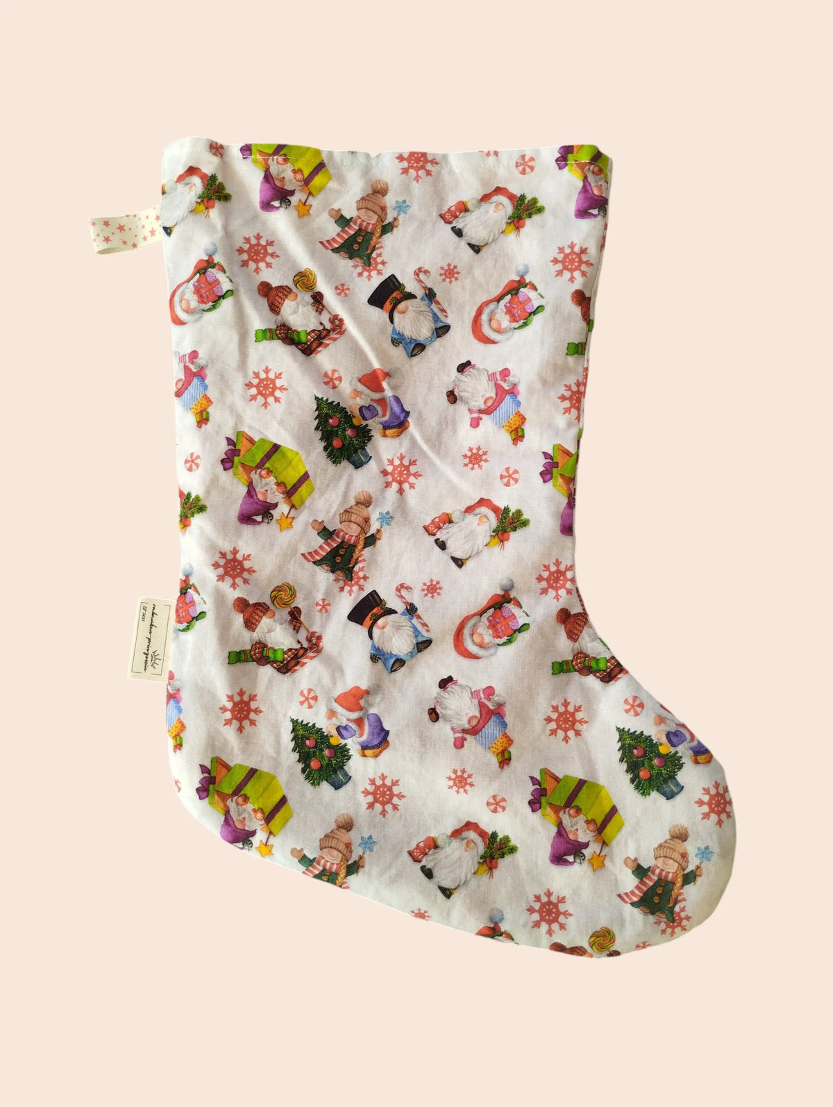 Weihnachtsstiefel aus Baumwolle – für kleine Überraschungen