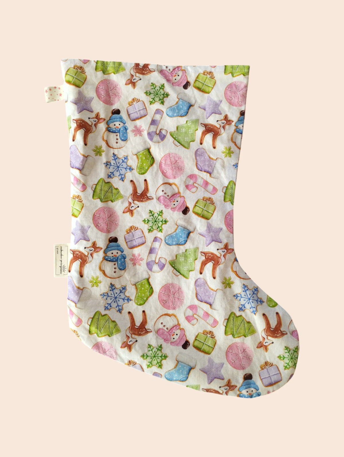 Weihnachtsstiefel aus Baumwolle – für kleine Überraschungen
