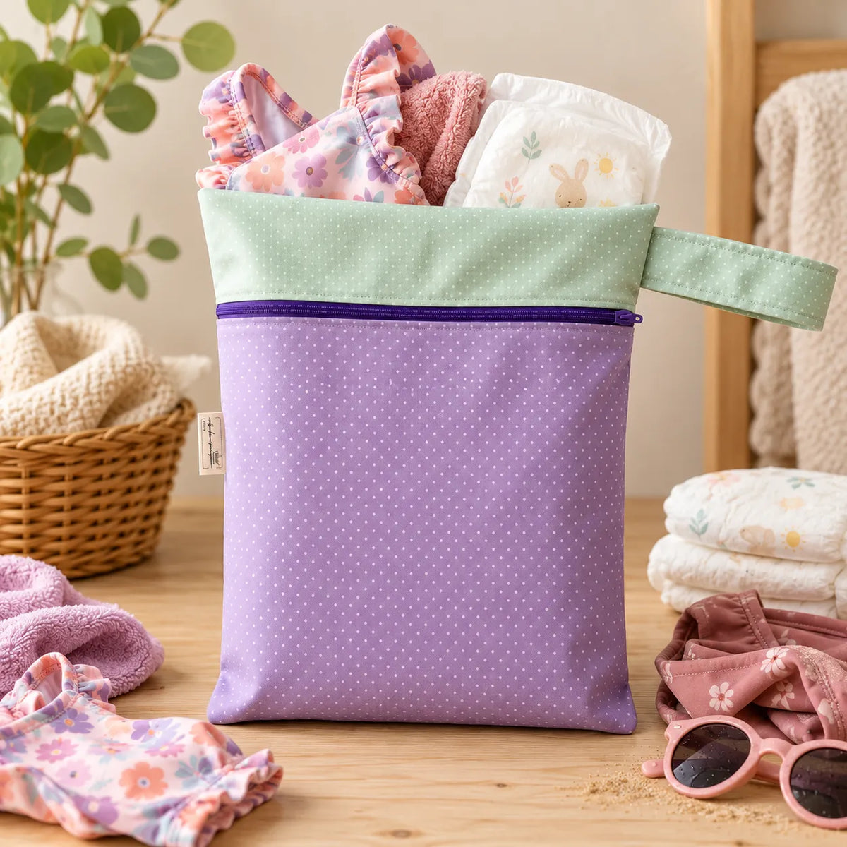 Wetbag mit Zubehör