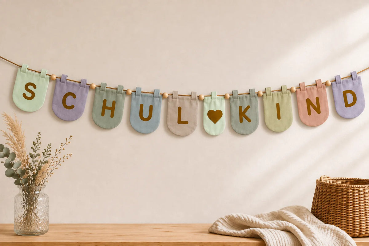 personalisierte Wimpelkette „Schulkind“